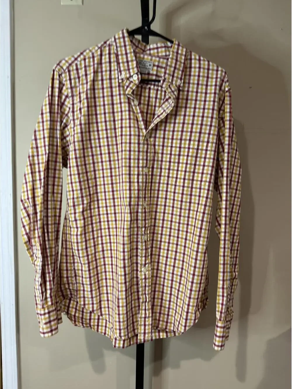 J. Crew Medium Men's Casual Long Sleeve Button-Down Shirt